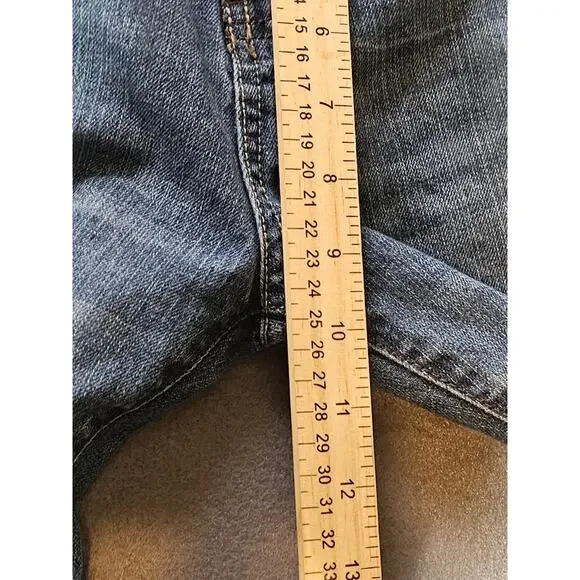 Buffalo David Bitton Jeans Girls 16 Blue Denim Stretch Mid Rise Straight Leg - Picture 6 of 10